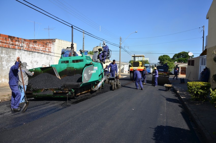 Nova etapa do recapeamento envolve 33 ruas e avenidas