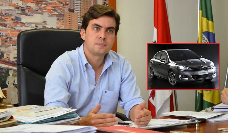 Prefeitura compra carro de R$ 70 mil para gabinete de Vinicius