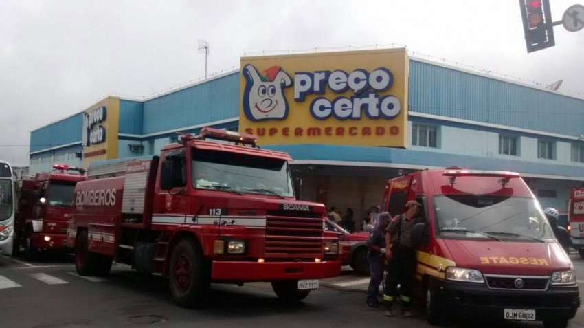 Explosão em supermercado deixa quatro feridos na zona norte