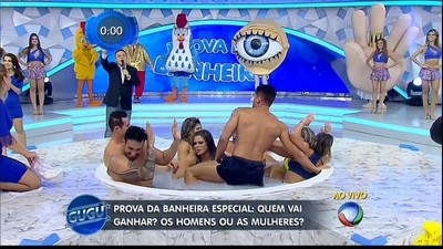 “Banheira do Gugu” retorna ao ar e internautas reclamam