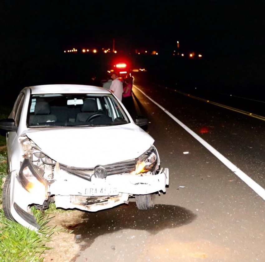 Pai bêbado provoca acidente e filho fica em estado grave