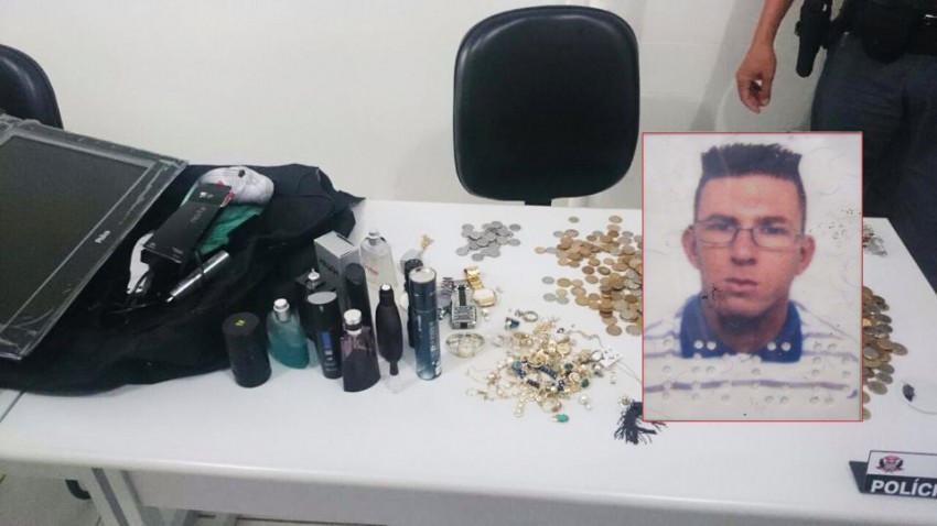 Polícia prende um dos ladrões mais temidos de Marília