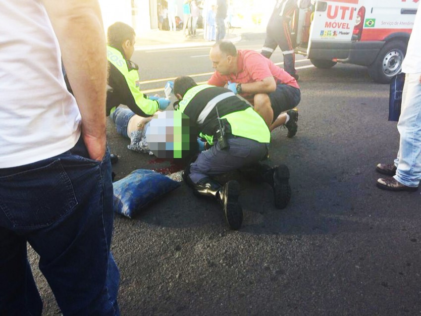 Mulher morre atropelada na Avenida Sampaio Vidal