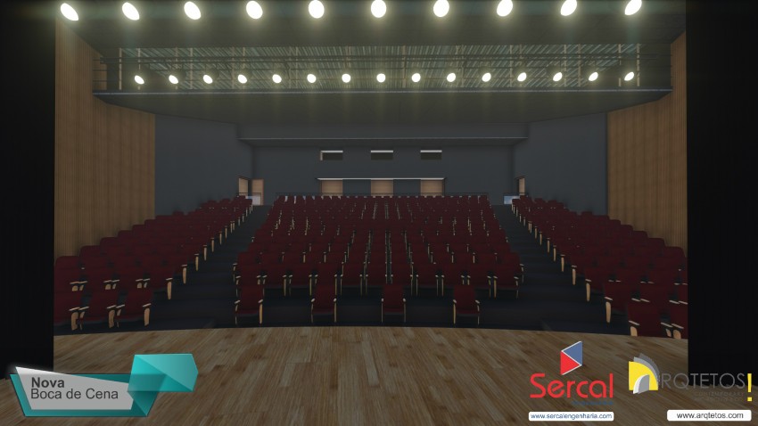 Maquete eletrônica apresenta novo Teatro de Marília