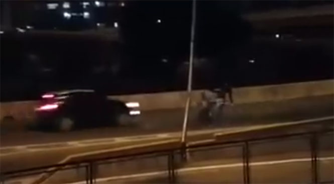 Motorista atropela assaltante em SP e vídeo ‘bomba’ na web