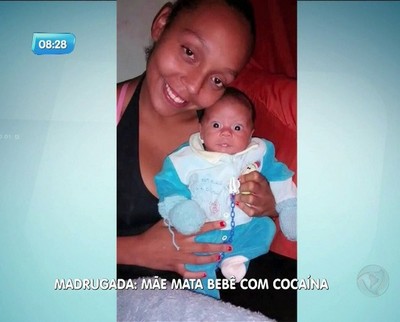 Bebê de dois meses morre após mãe dar cocaína a ele