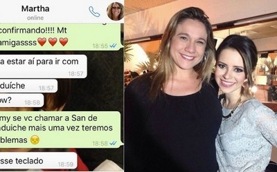 Mãe de Fernanda Gentil chama Sandy de “sanduiche”