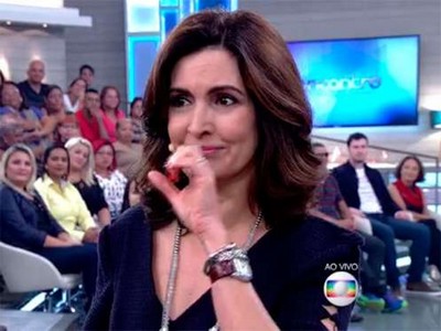 Fátima Bernardes chora ao vivo no “Encontro”