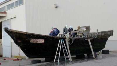 ‘Barcos-fantasma’ com corpos em decomposição intriga Japão