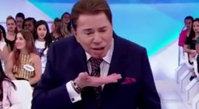 Menina da plateia machuca Silvio Santos