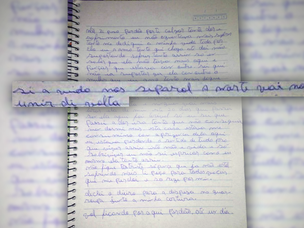‘A morte vai nos unir’, escreve homem antes matar a ex
