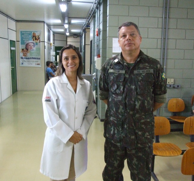 3 Dayne Galletti do Hemocentro e Subtenente Osmar Martins do TG 02 059