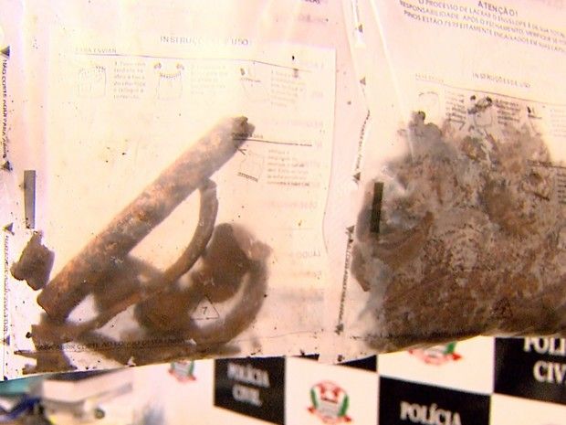 Ossos e dentes foram encontrados no quintal