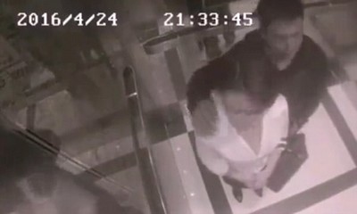 Mulher reage ao ser assediada em elevador