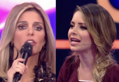 Fernanda Lima é ‘corrigida’ por Sandy no ‘SuperStar’