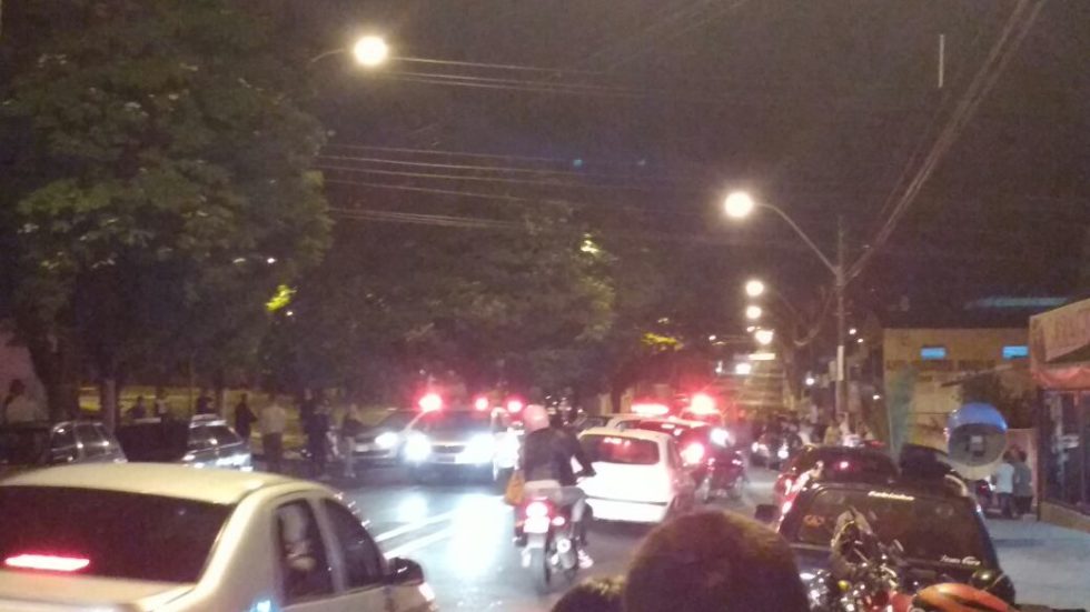 Atropelamento gera tumulto na Avenida Santo Antônio