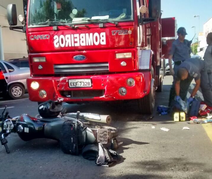 Acidentes mobilizam Corpo de Bombeiros pela cidade