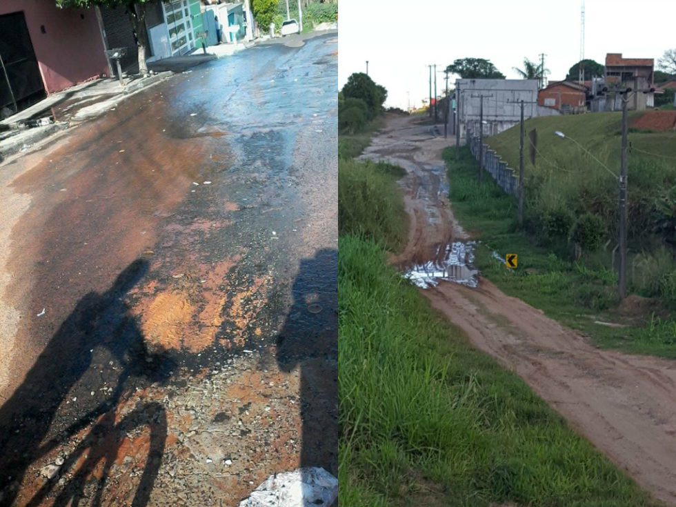 Vazamentos pela cidade irritam marilienses