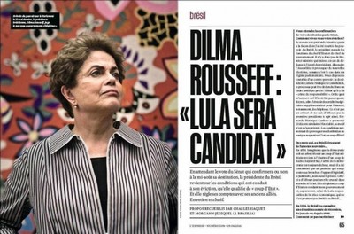 ‘Lula vai ser candidato a presidente em 2018’, diz Dilma