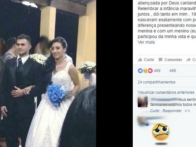 Casal morre em acidente dois dias após o casamento