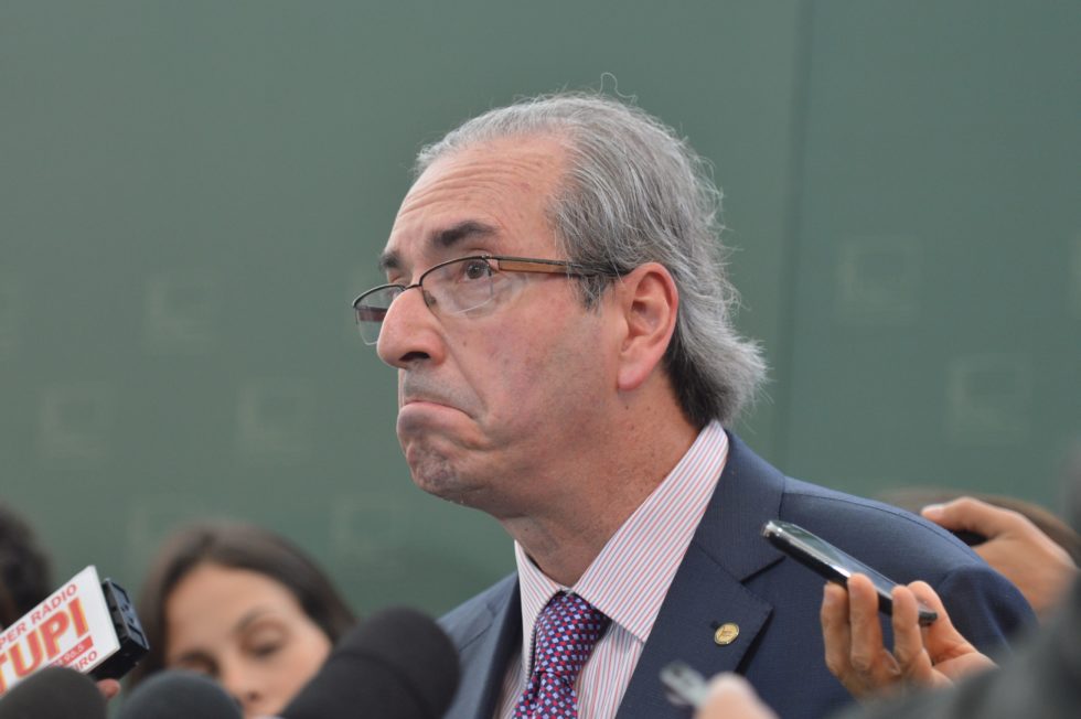 Brasília- DF- Brasil- 03/03/2015- O presidente da Câmara dos Deputados fala com a imprensa sobre CPI da Petrobras(Antônio Cruz/Agência Brasil)
