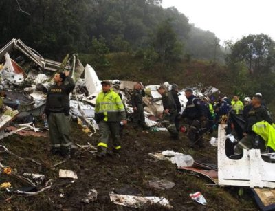 Acidente aéreo Chapecoense é um dos maiores da história do futebol