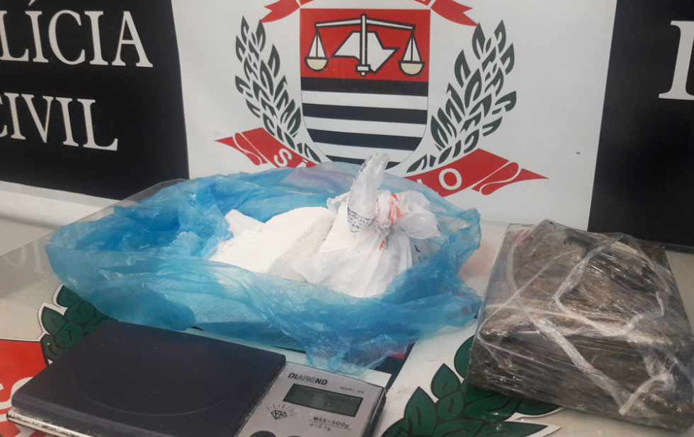 Dise prende pintor com cocaína e maconha