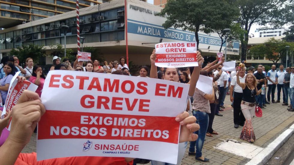 Funcionários da Saúde entram em greve em Marília