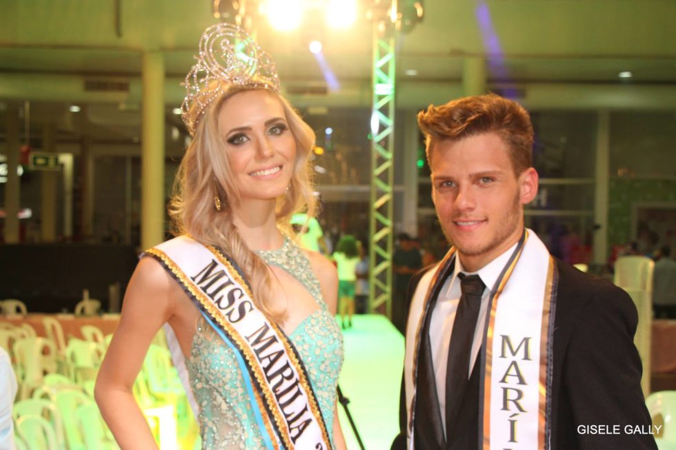 Miss e Mister Marília 2016 Carolina Belfante e Lucas Michelan