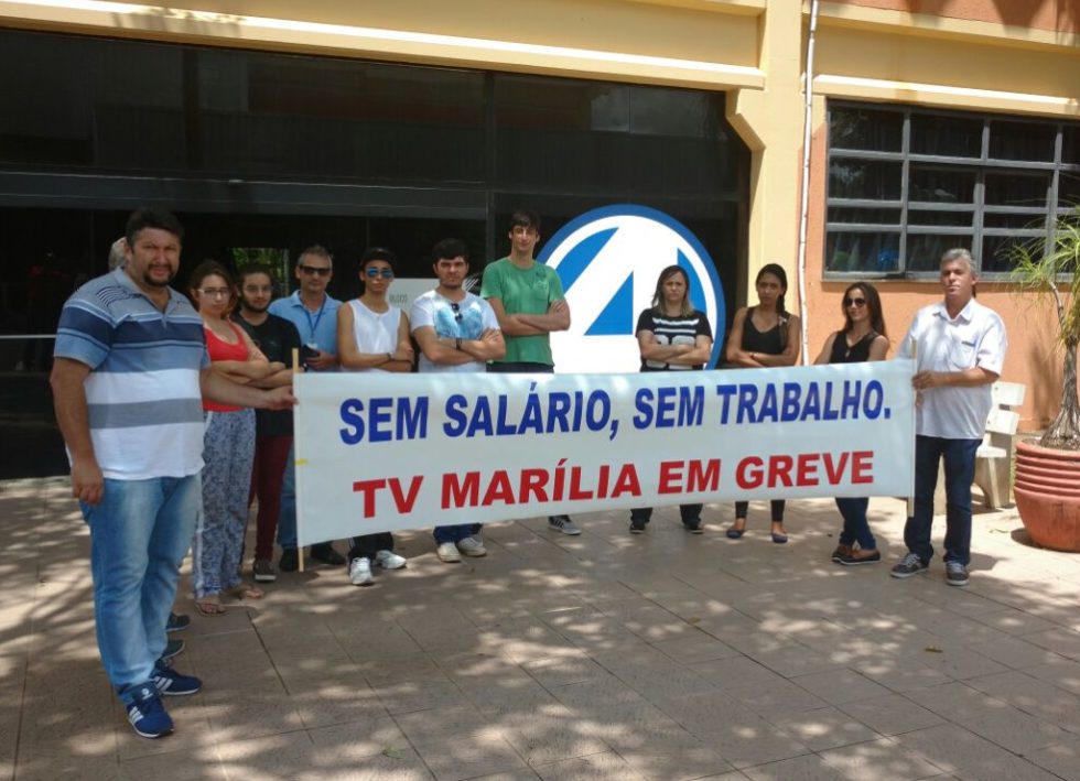Funcionários da TV Marília entram em greve