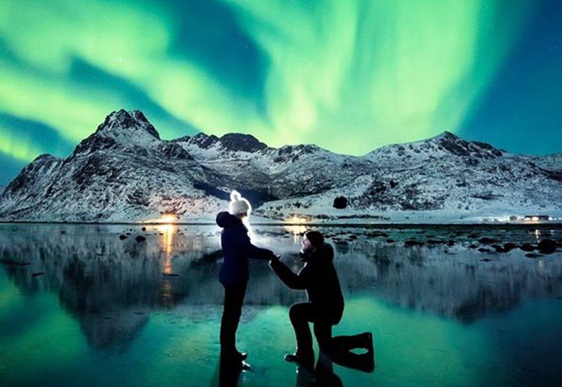 Pedido de casamento incrível bomba na web