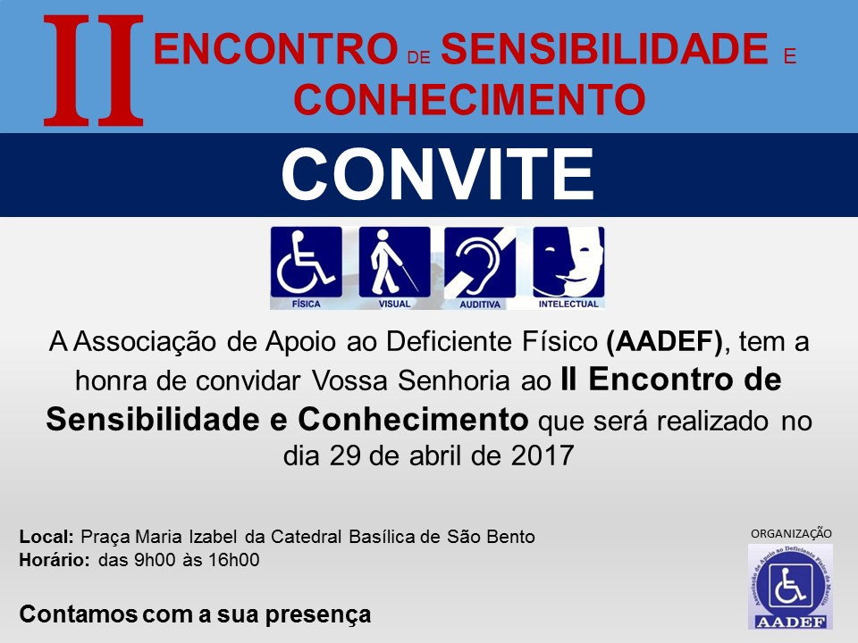 AADEF promove encontro inclusivo no centro de Marília