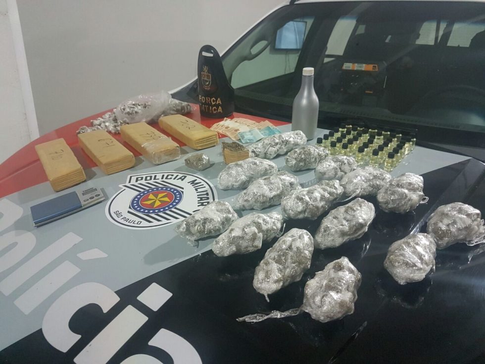 Homem é preso com 5 kg de maconha e lança-perfume