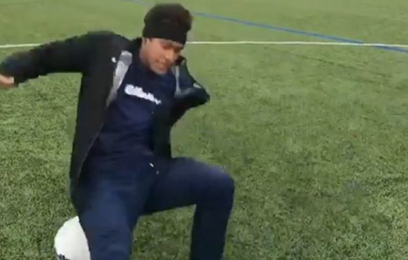 Neymar tenta dar drible e leva maior tombo: “deu ruim”