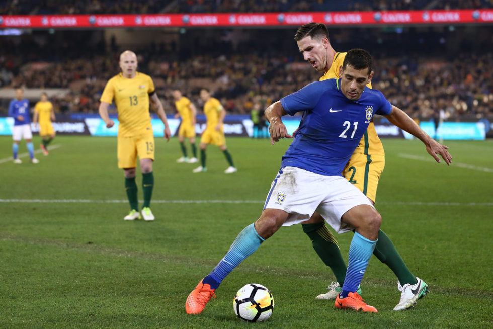 Seleção Brasileira faz gol relâmpago e goleia Austrália