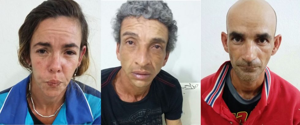 Polícia prende trio com carro furtado