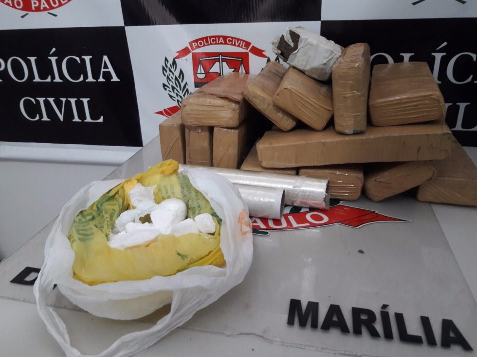 Dise prende desempregado com 9 kg de maconha