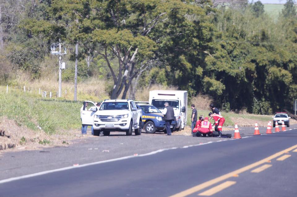 Mariliense se joga de veículo em movimento na BR-153