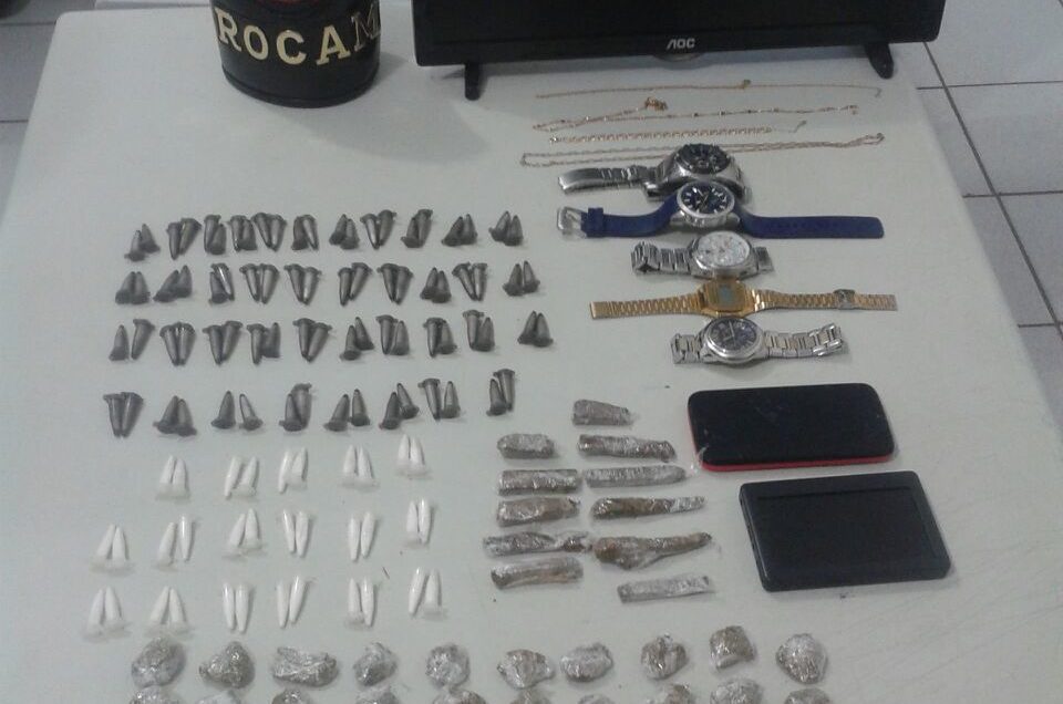 Rocam prende jovem com drogas no Argollo Ferrão