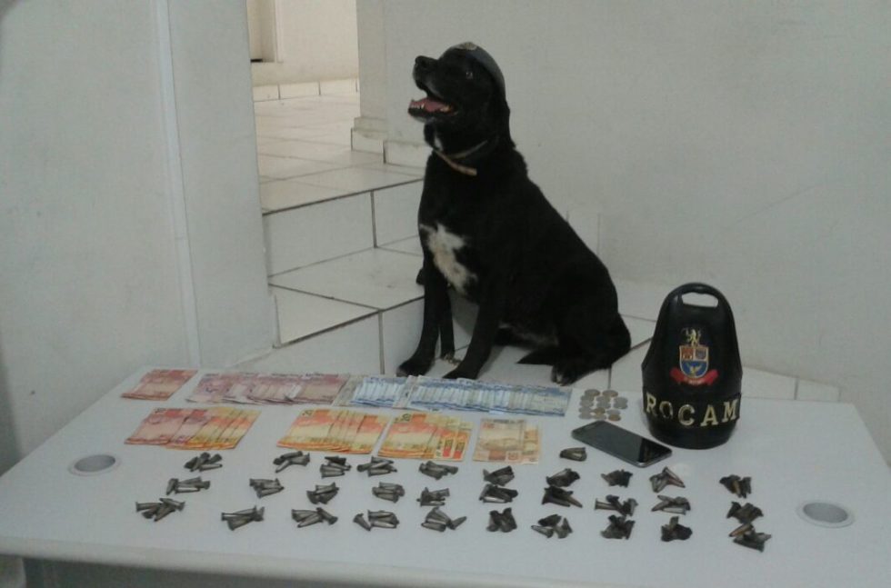 Rocam e Canil prendem rapaz com cocaína e crack