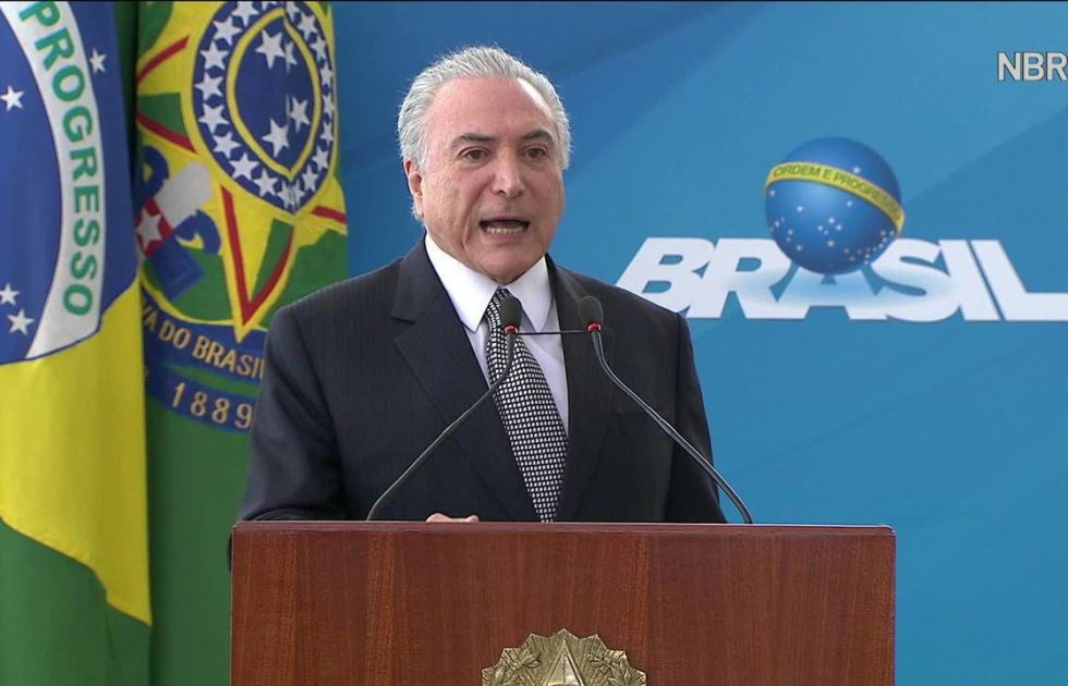 Temer libera R$ 8,7 milhões para ajudar Janaúba