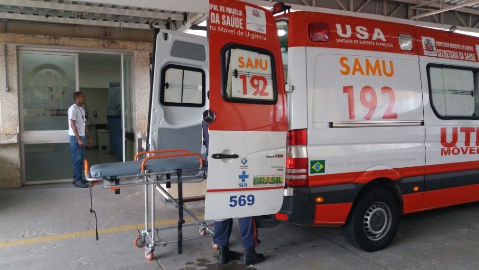 Motociclista fica em estado grave após acidente