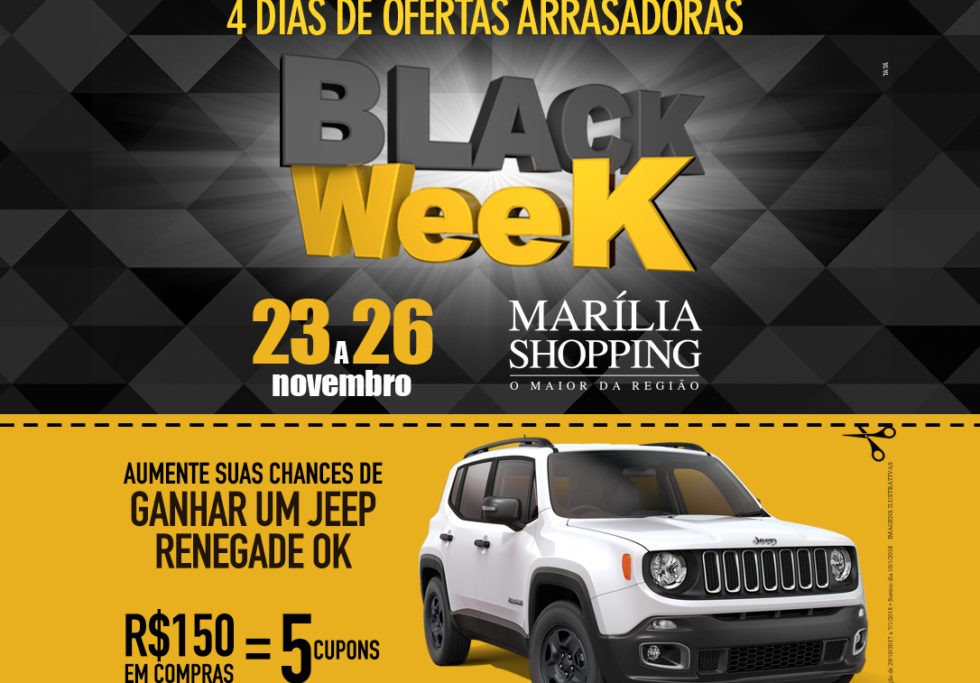 Marília Shopping promove a Black Week