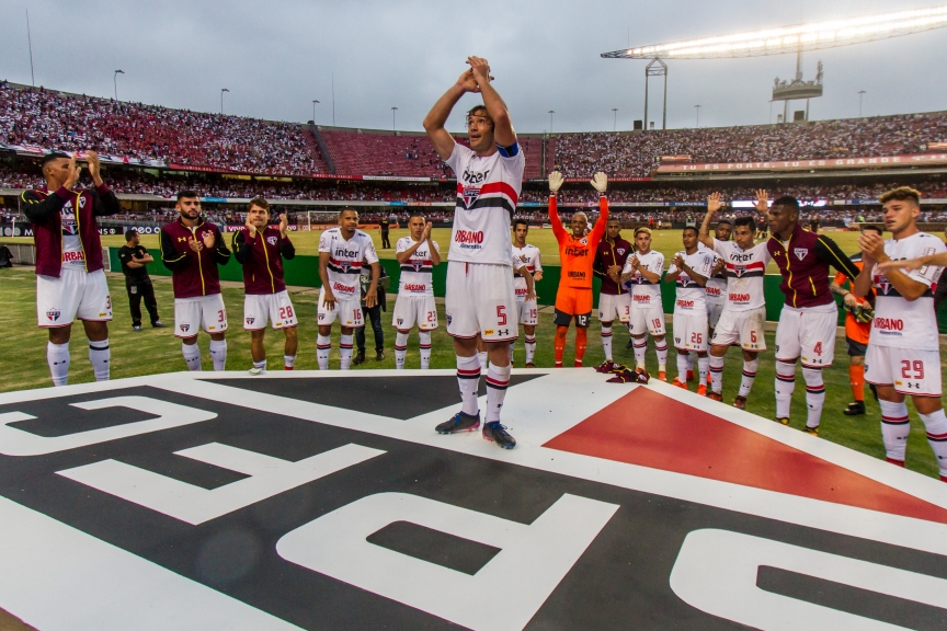 Diego Lugano diz adeus no São Paulo