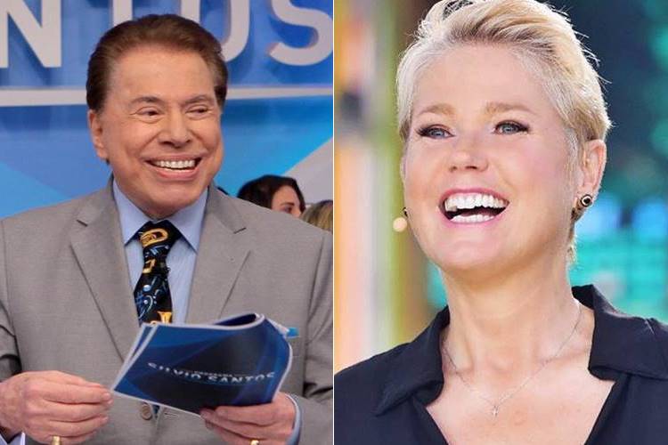 Silvio Santos recebe homenagem de Xuxa