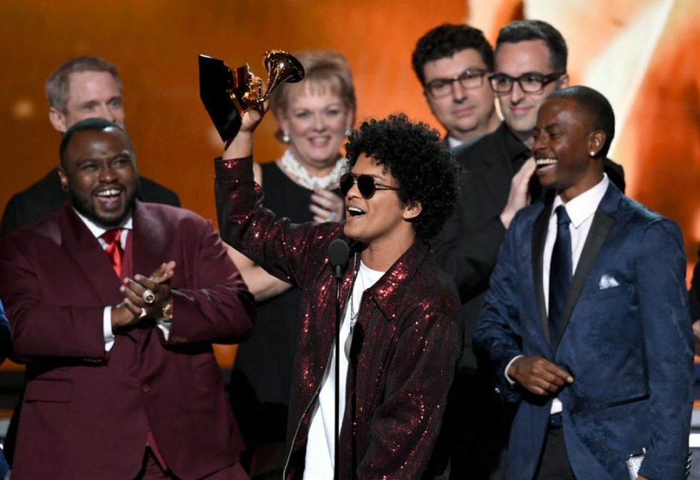 Bruno Mars é o grande vencedor do Grammy 2018