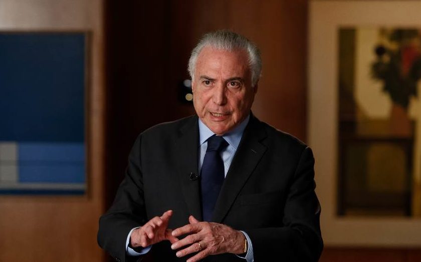 Temer: o crime organizado quase tomou conta do RJ