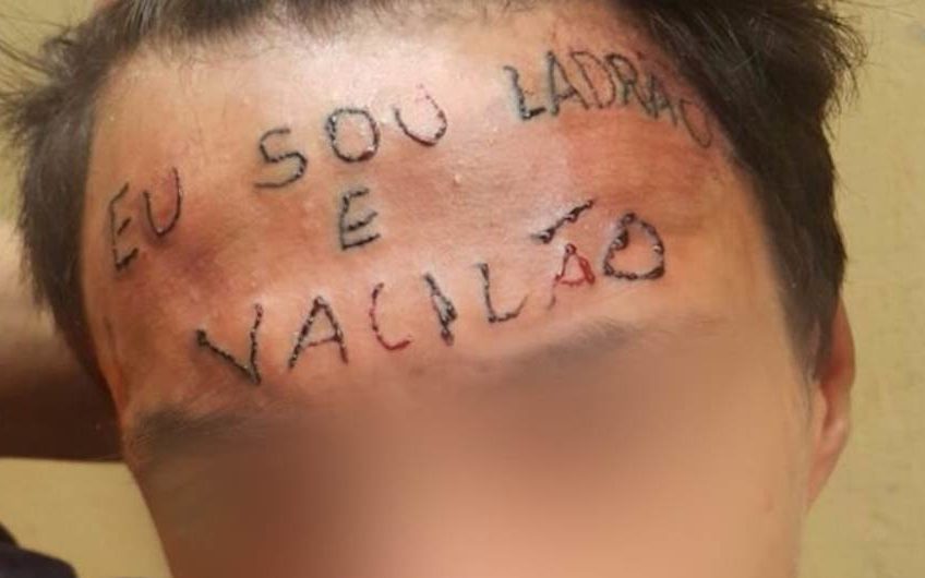 Justiça condena dupla que tatuou testa de adolescente