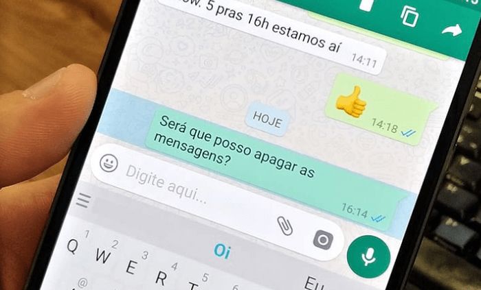 WhatsApp estende tempo para apagar mensagens