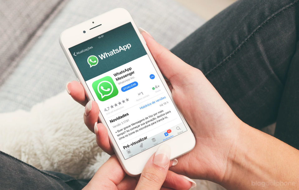 WhatsApp passa a reproduzir áudio com tela apagada